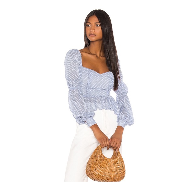 Song of Style Tie Back Clara Top Size Small - Picture 4 of 8